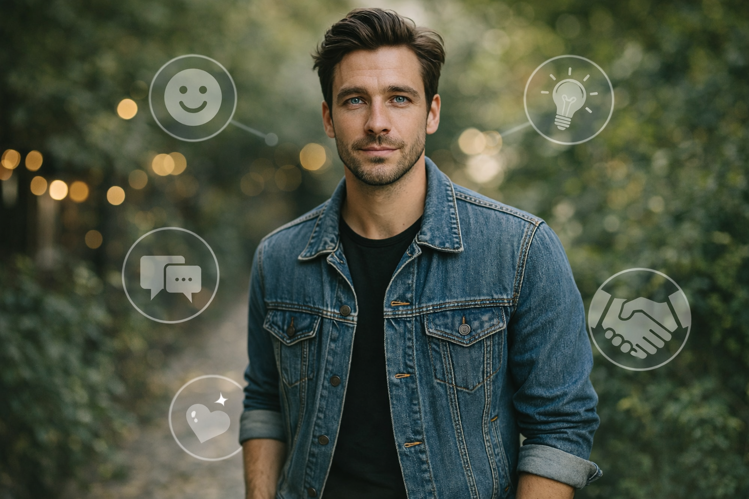 personnage avec ses passions