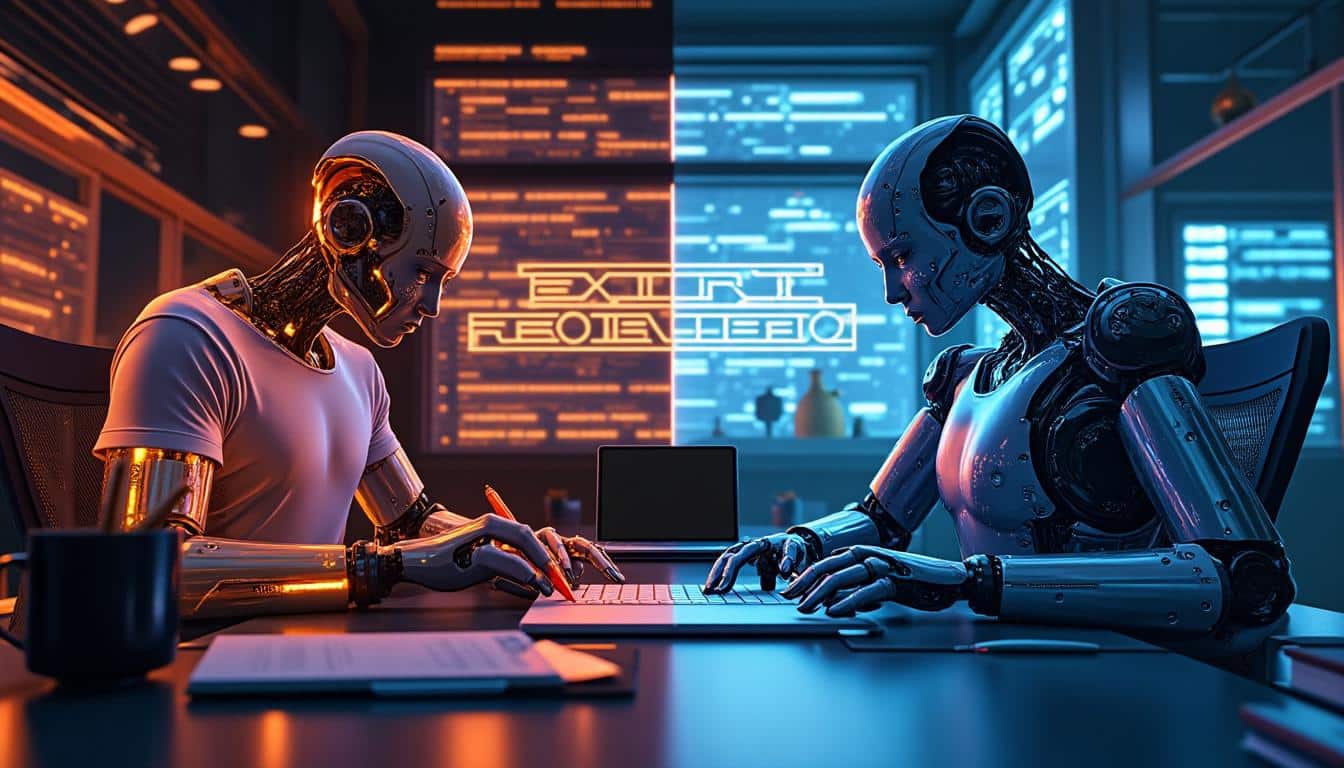 découvrez les différences et similarités entre le rédacteur web humain et le générateur de texte automatique, leurs rôles, avantages et limites dans la création de contenu.